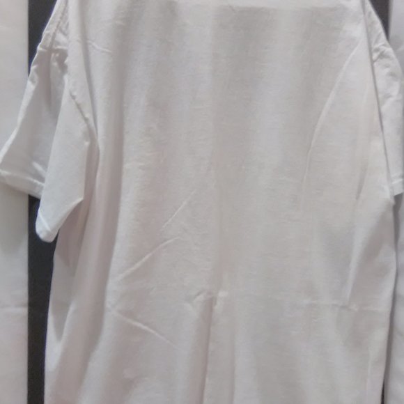 Men's Short Sleeve T-shirts With The Saying Be liquid Color White Size XL NWOT - Picture 6 of 6
